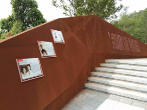 甘肃耐候钢挡土墙